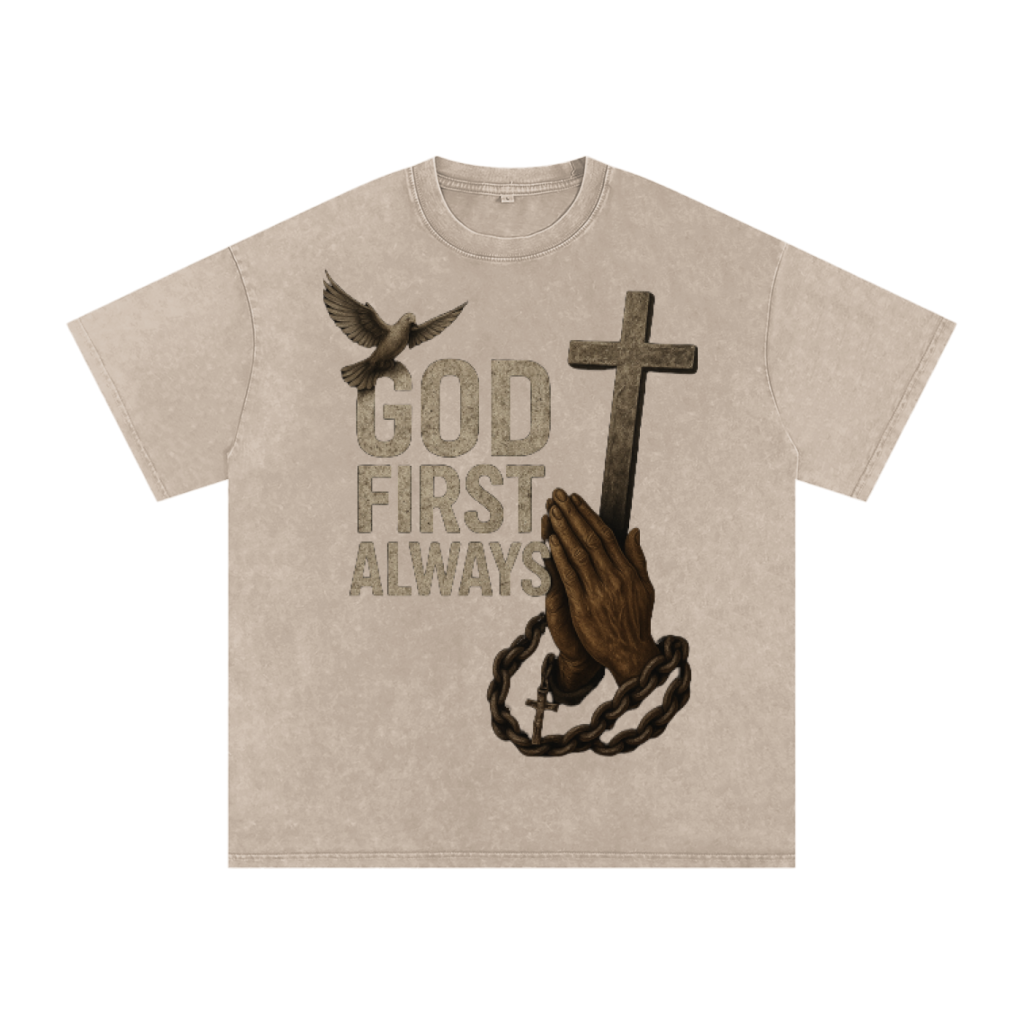STACKZZ T shirt “ God First only”