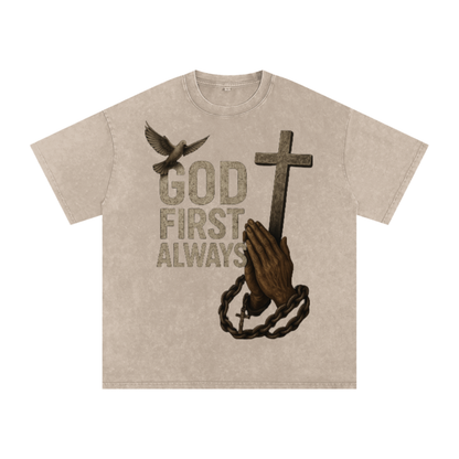 STACKZZ T shirt “ God First only”