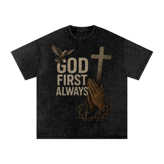 STACKZZ T shirt “ God First only”
